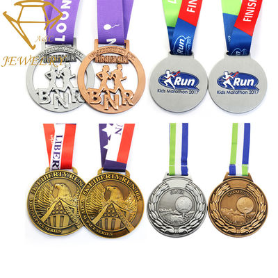 Sport-Leistung personifizierte Medaillen und Trophäen
