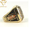 Prägeartige kundenspezifische Steine Meisterschafts-Ring Silver Gold Plating Withs CZ