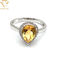 Diamond Wedding 24K personifizierte silbernen Ring