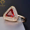 Diamond Engagement Women 18k personifizierte silbernen Ring
