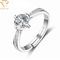3A Zirkon Sterling Silver Custom Wedding Rings für Frauen