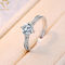3A Zirkon Sterling Silver Custom Wedding Rings für Frauen