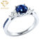 Diamond Sapphire Engagement Rings Environmental Copper