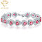 Herz formen CCT 7,6 Zoll Diamond Bracelets For Women